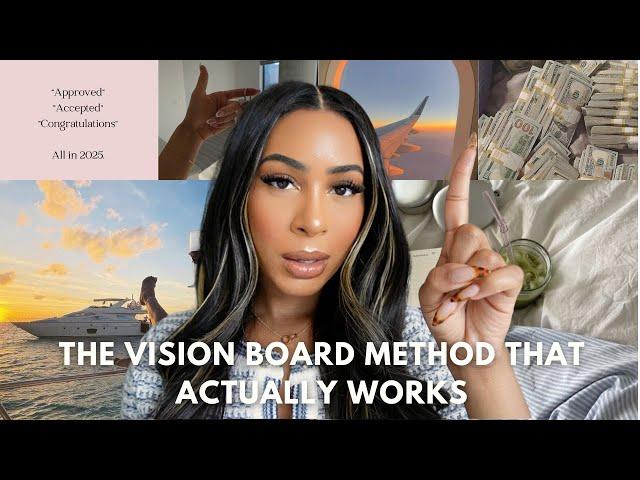 how to make VISION BOARD that ACTUALLY WORKS (mine always come true) step-by-step guide + tips 