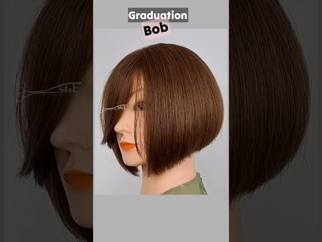 BOB HAIRCUT(graduation) #shortvideo #haircuttutorial  #rambutbobpendek