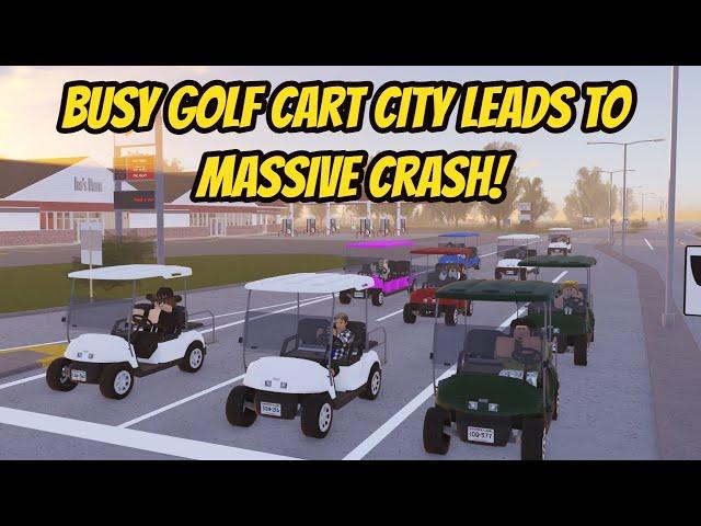 Greenville, Wisc Roblox l Realistic Golf Cart City HIGHWAY CRASH - Voice Roleplay