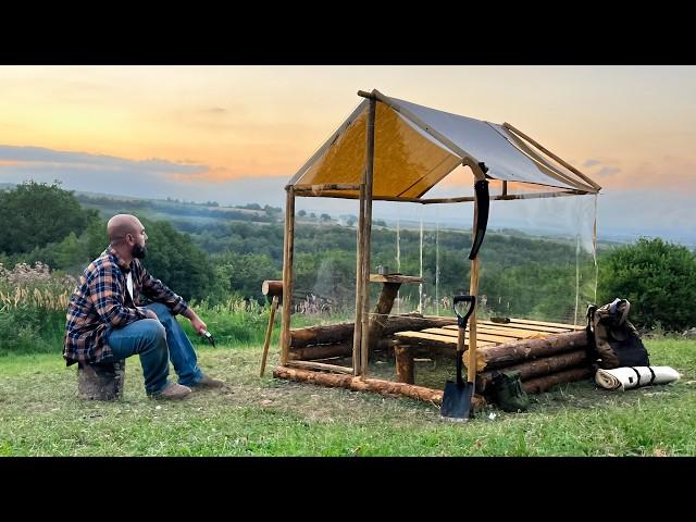 Building a Glass House in the Woods and Cooking a Juicy Steak