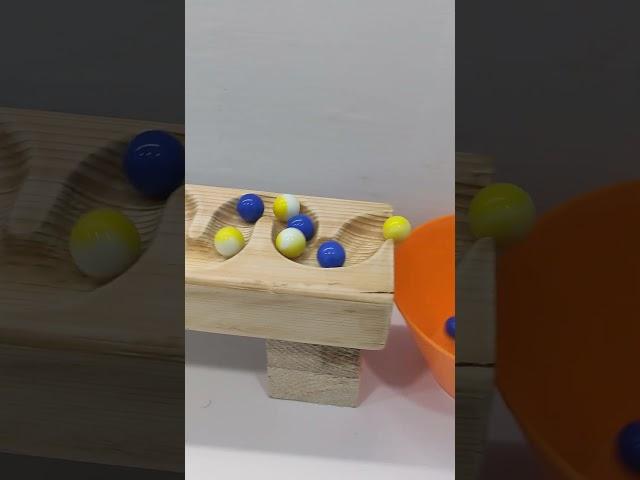 Marble Run Race ASMR  Dump Truck, Garbage Truck & 2HABA Slope Course