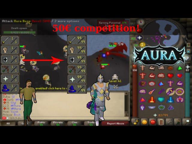 I took part in 50€ competition! AURA RSPS! Scythe of Vitur GIVEAWAY!