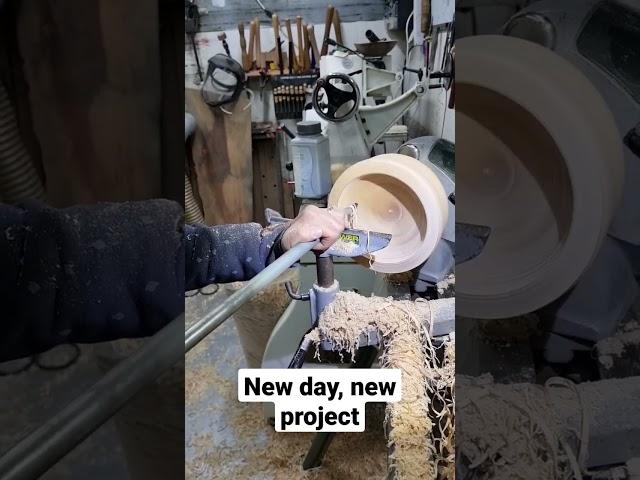 New day new woodturning project #shorts #fyp #woodturning #pipejawood #woodworking