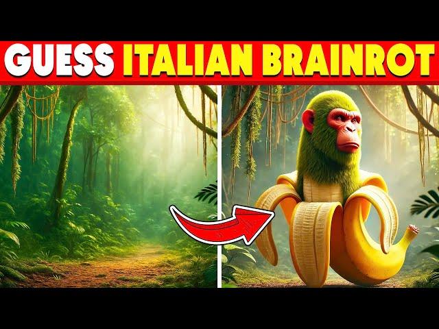 Guess the ITALIAN and INDONESIAN Brainrot by SCENES | Shimpanzini Banana, Tung Tung Tung Sahur,...