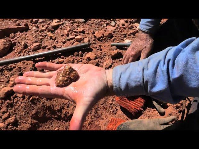 Beautiful 5 ounce gold nugget, Minelab GPZ 7000 Metal Detector Prospecting Western Australia