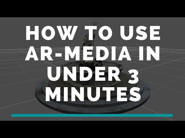 Learn how to use AR-media in under 3 minutes