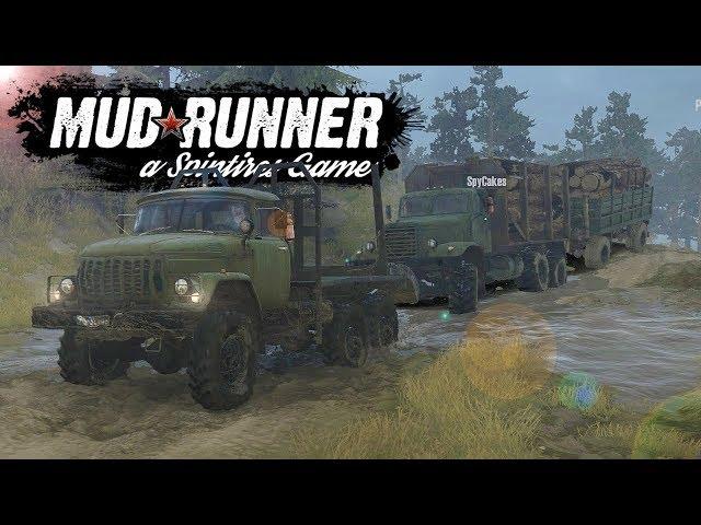 We Went Off-Roading and it was a Disaster! - Spintires: Mudrunner Multiplayer