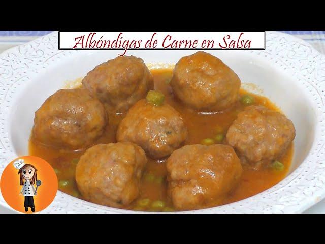 Albóndigas de Carne Mixta en Salsa | Receta de Cocina en Familia