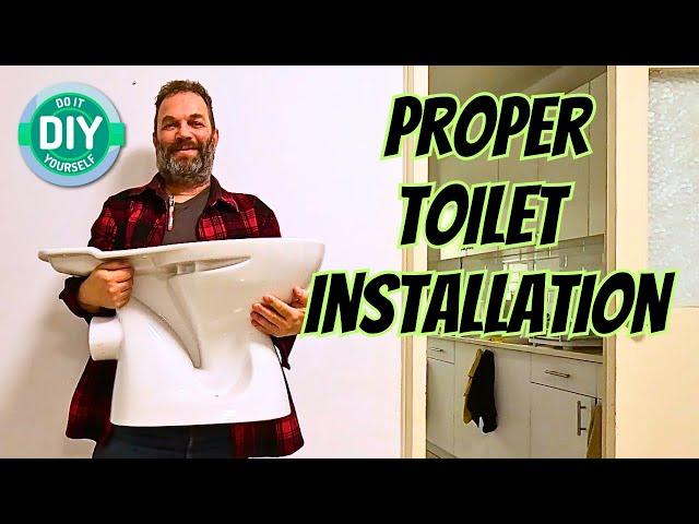 How to Properly Install a Toilet Bowl | Step-by-Step DIY Guide