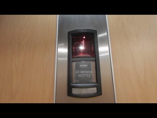 Advent Day 6: Salt in wounds Kone MonoSpace MRL Traction elevator at Noosa Fair, QLD