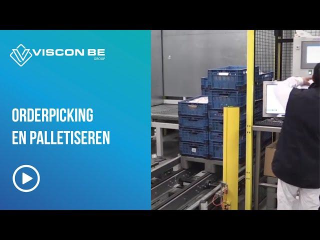 Orderpicking en palletiseren - orderpicking & palletising - Meatservice Distribution Namur