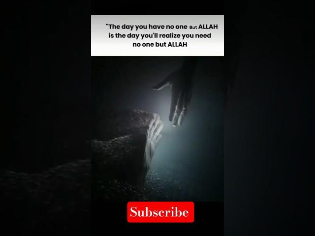 The pay you have no one but Allah #shorts #islamic #islamicstatus #islamicvideo #allahuakbar 