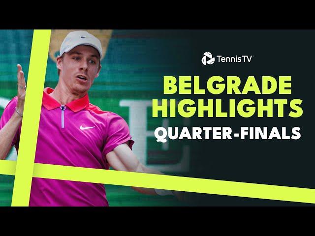 Shapovalov Battles O'Connell; Lehecka& Djere Also In Action | Belgrade 2024 Quarter-Final Highlights