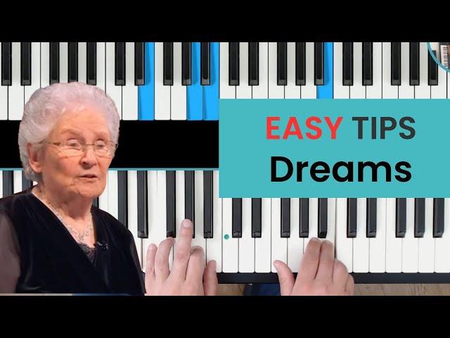 How to play DREAMS by Diana - QUICK PIANO TIPS (TV winner of The Piano) - easy for beginners
