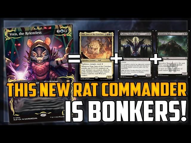 This Rat Commander is Broken! Pick Up These Cards! Relentless In Command Zone! -Magic: The Gathering