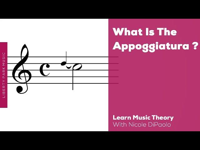 What is the appoggiatura? | ABRSM Theory Grade 4 | Video Lesson