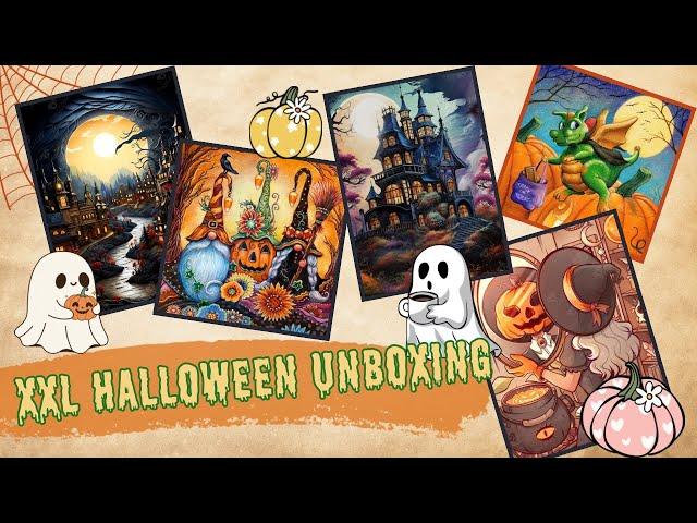  XXL Halloween Diamond Paintings | First Look auf meine Diamond Art Club Halloweenkits 