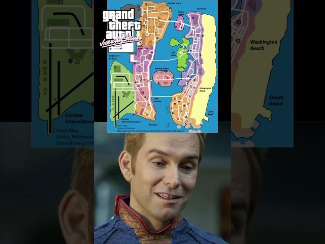 Ranking Grand Theft Auto Maps #shorts #gta #map #ranking #memes