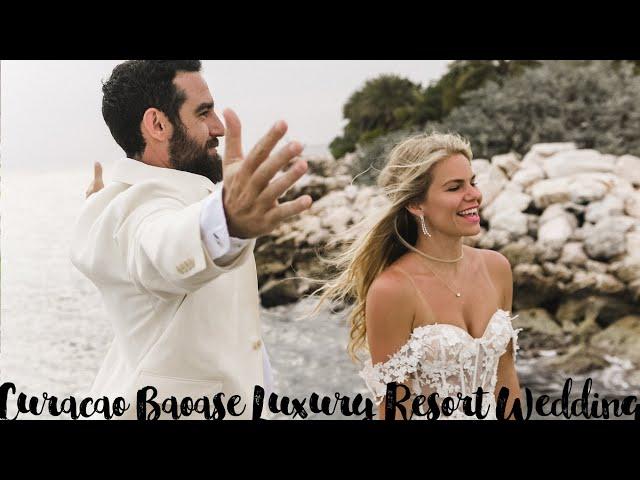 Merrisa and Derek | Curacao Baoase Luxury Resort Wedding | clip