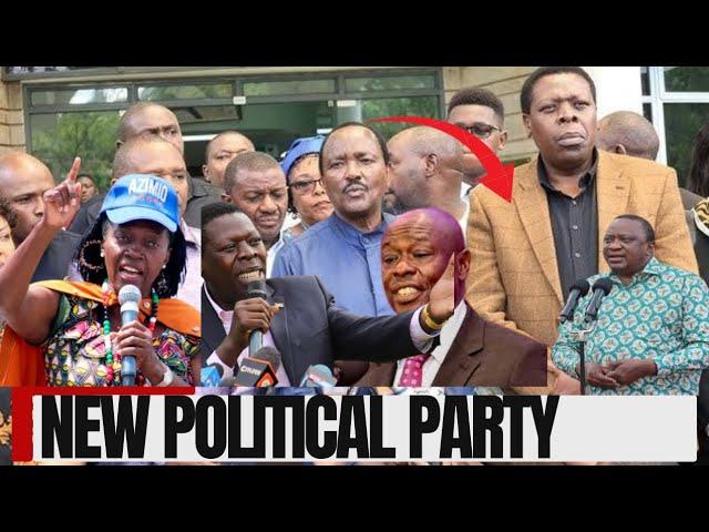 RUTO PANIC AS UHURU, WAMALWA, KALONZO & GACHAGUA SET TO FORM NEW PARTY AHEAD OF 2027