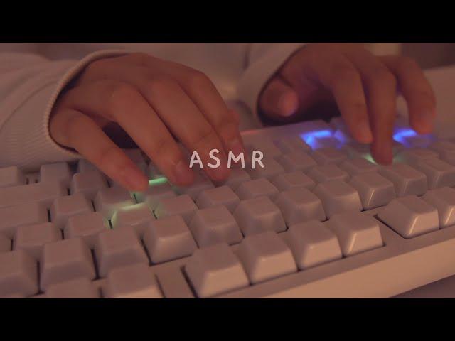 [Cozy ASMR] 3h typing on ceramic - 5 different keyboards ️