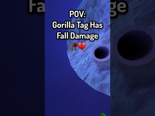 If Gorilla Tag Had FALL DAMAGE… #gorillatag #gorillatagquest #gamingchannel #vr #gtagvr #elliotgtag