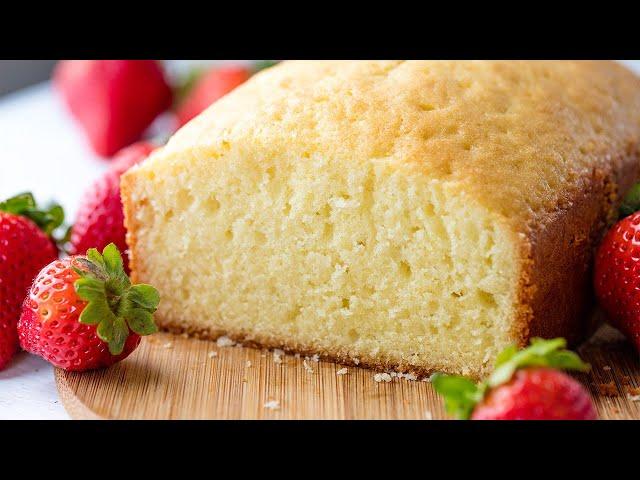 How to Make Traditional Pound Cake | The Stay At Home Chef