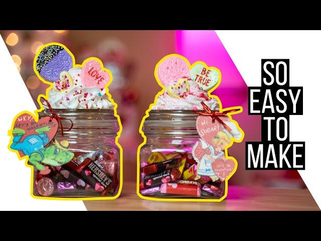 Valentine's Day Candy Jar Fake Bake