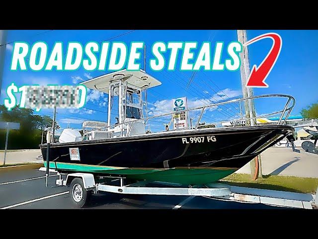 I Found The BEST Boat Deals On The Side Of The Road!!!