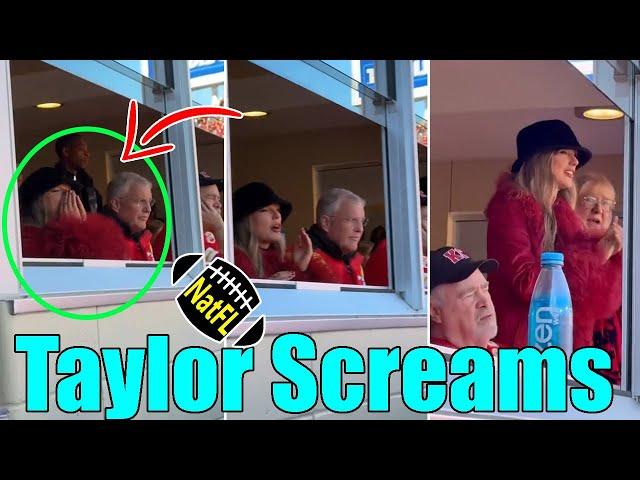 Adorable Moment! Taylor Swift Screams to cheer on Travis Kelce like a Football fan