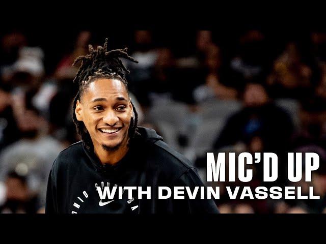 Mic'd Up with Devin Vassell for the Spurs' Open Scrimmage!