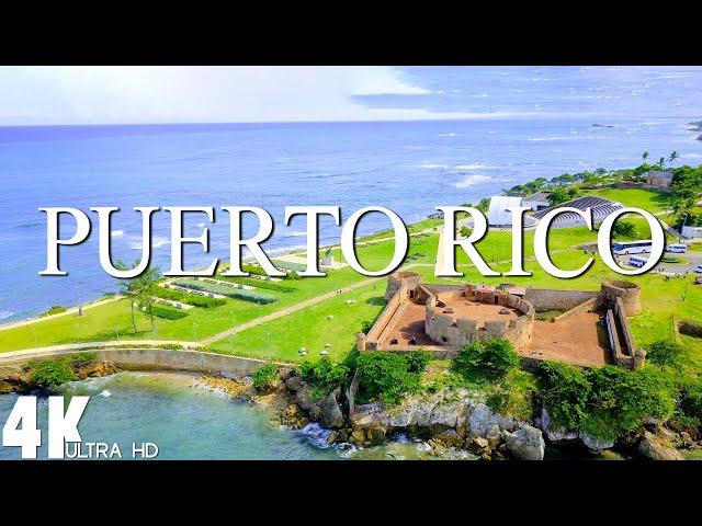 12 HOURS DRONE FILM:" PUERTO RICO in 4K "+ Relaxation Film 4K ( beautiful places in the world 4k )