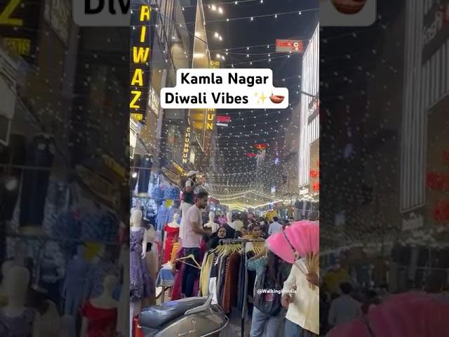 Kamla Nagar Market 🪔 #shorts #ytshorts #youtubeshorts #shortvideo #trending #diwali2024