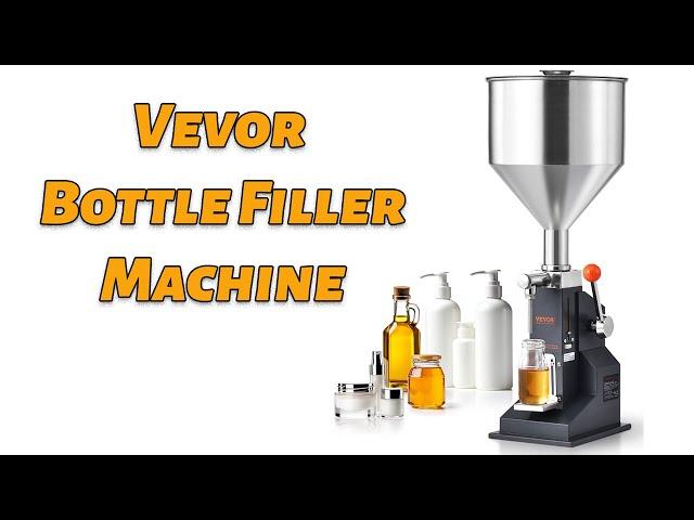 Vevor Bottle filling machine review