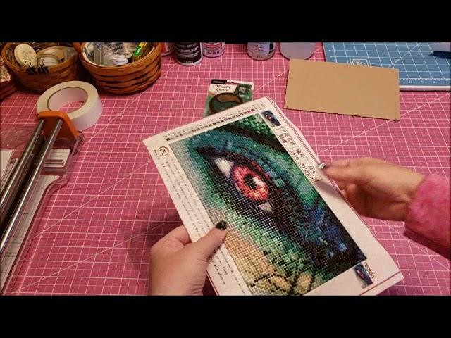 How I frame a small diamond painting!