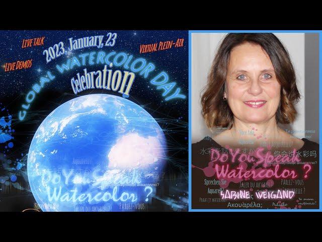 #doyouspeakwatercolor ? Demo Sabine Weigand - Germany *