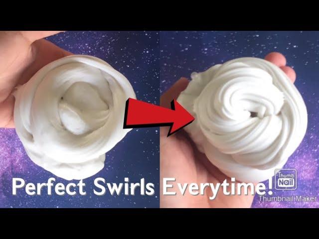 How to Make the Perfect Slime Swirl! No Fail! Super Easy!