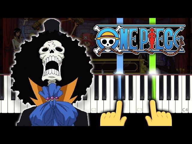 One Piece - Bink's Sake - EASY Piano tutorial