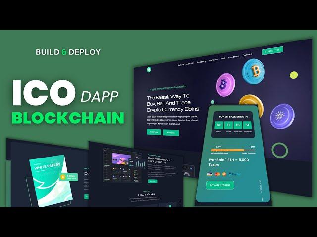 Build & Deploy Token ICO (PreSale Smart Contract) Dapp | Next.js, Solidity, Wagmi, ETH/BSC/MATIC