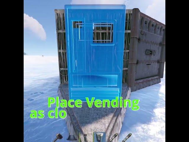 Unlootable Vending Machine Shop in Rust #shorts