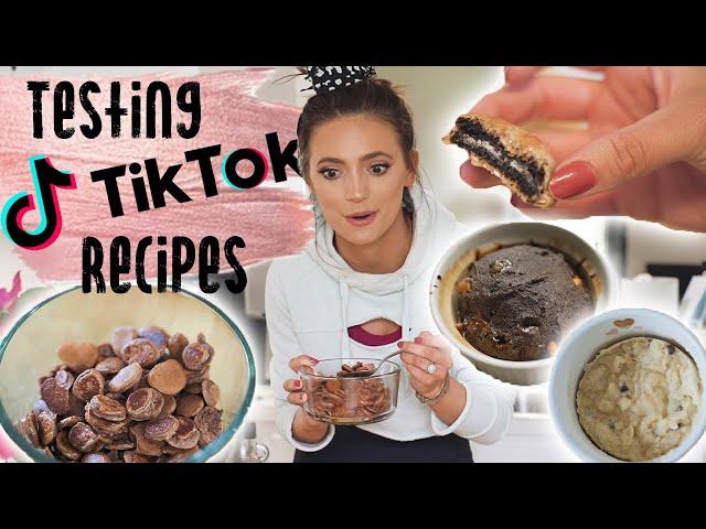 Recreating Viral TikTok Recipes, but making them Health(ier) +High Protein WOW SO GOOD Toria Curbelo