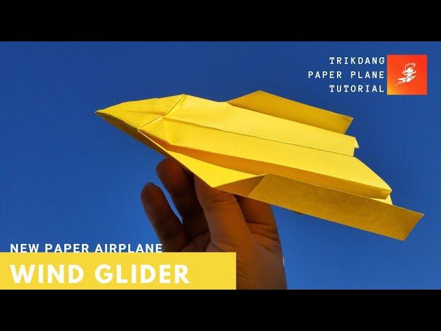 How to Make a Simple Paper Airplane | Wind Glider