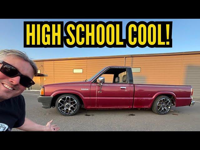 Mini Truck Rescue.  $500 Marketplace Mazda B2200 Saved and Slammed!