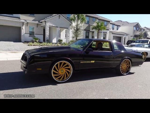 WhipAddict: Chevy Monte Carlo SS on Gold Big Cap 24s with Wet Paint! South Carolina