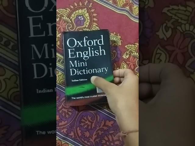 Oxford English Mini Dictionary