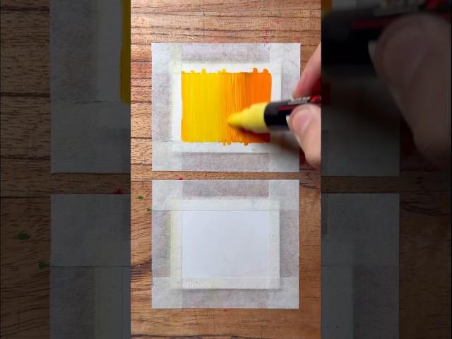 How to Make a Gradient with Paint Markers in Different Ways! ️ #tutorial #art #hacks