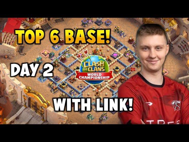 TOP 6 TH16 WORLD CHAMPIONSHIP BASE WITH LINK | CLASH WORLD FINALS DAY 2 BASES | COC.