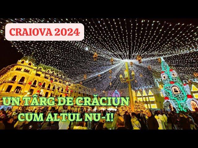 Craiova a luat caimacul Târgurilor de Crăciun 2024! Oltenii au cel mai frumos târg!