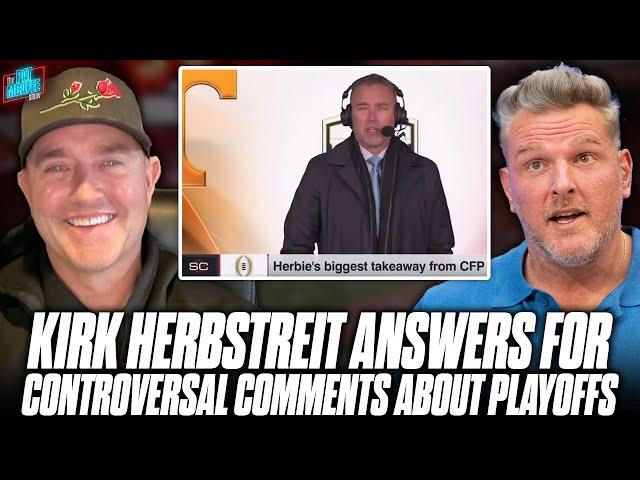 Kirk Herbstriet Addresses "Controversial" Comments On The College Football Playoff Committee