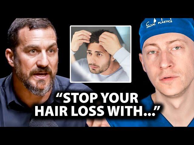 How to Stop Hair Loss Before it's Too Late | Surgeon Reacts to @hubermanlab